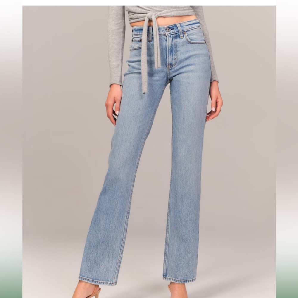 Abercrombie & Fitch 90s Mid-Rise Straight Jeans size 27